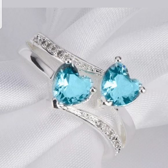 Blue Topaz Jewelry - topaz Ring 🌞 Host Pick Party for Two🌞
